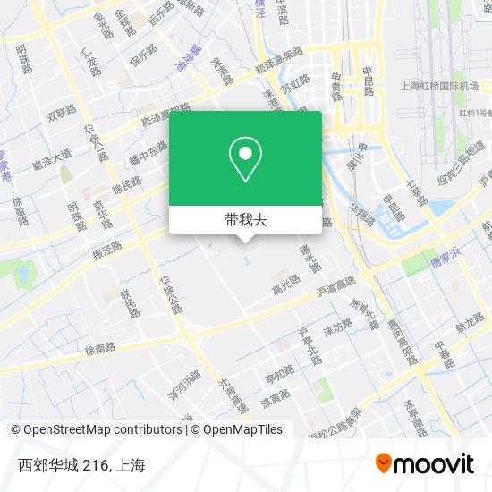 西郊华城 216地图