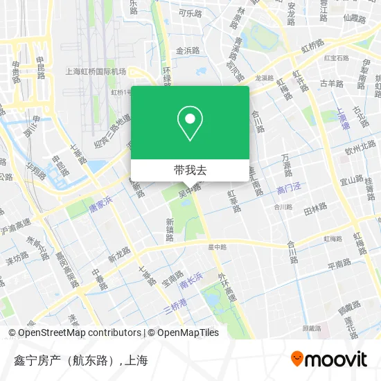 鑫宁房产（航东路）地图