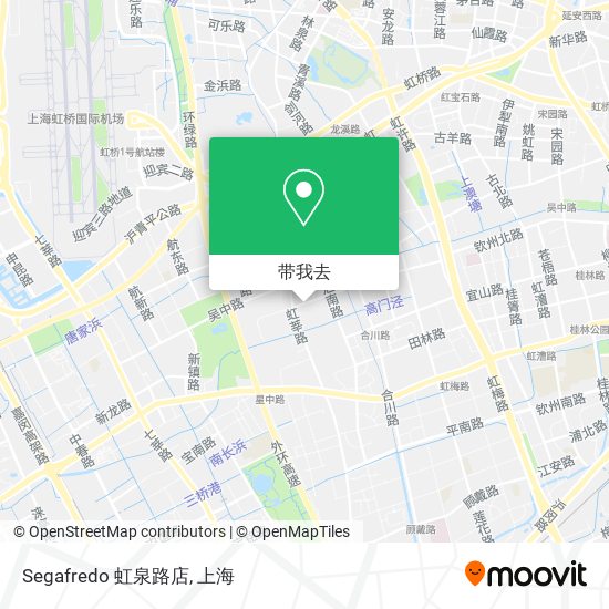 Segafredo 虹泉路店地图