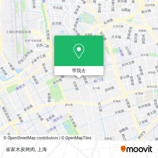 崔家木炭烤肉地图