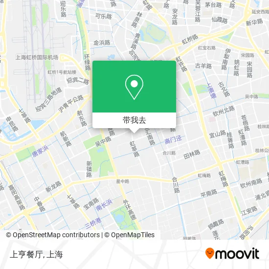 上亨餐厅地图