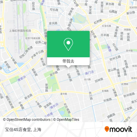 宝信4S店食堂地图