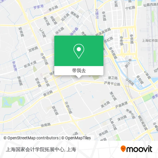 上海国家会计学院拓展中心地图