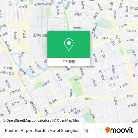 Eastern Airport Garden Hotel Shanghai地图