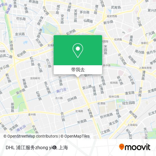 DHL 浦江服务zhong yi➏地图