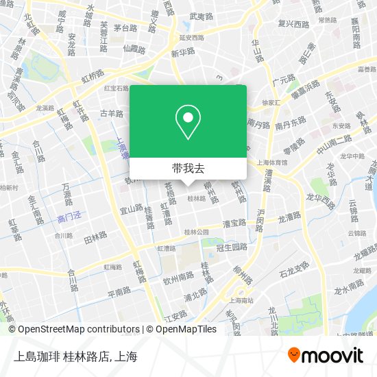 上島珈琲 桂林路店地图