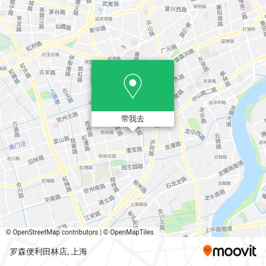 罗森便利田林店地图