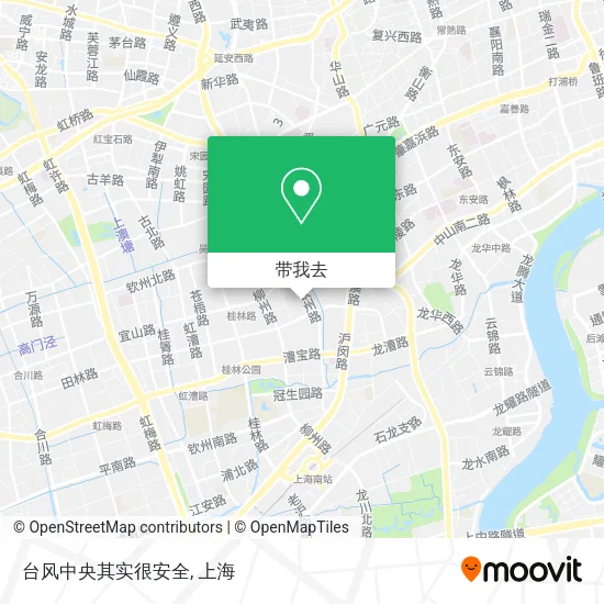 台风中央其实很安全地图