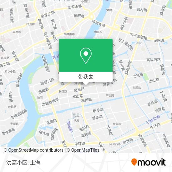 洪高小区地图