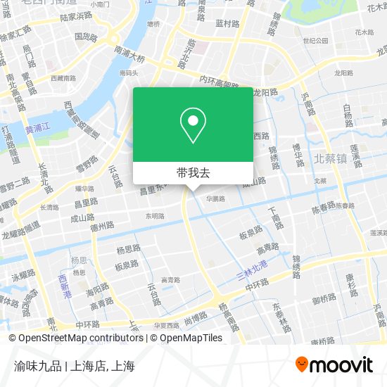 渝味九品 | 上海店地图