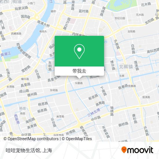 哇哇宠物生活馆地图