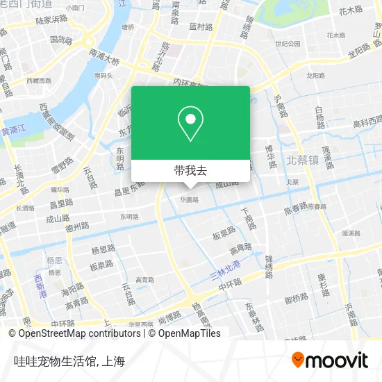 哇哇宠物生活馆地图
