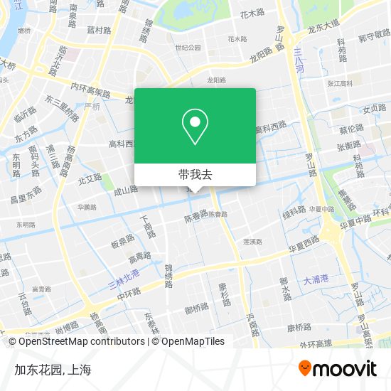 加东花园地图