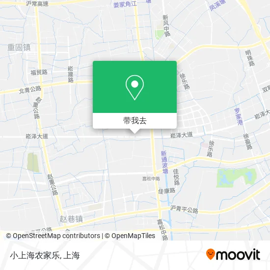 小上海农家乐地图