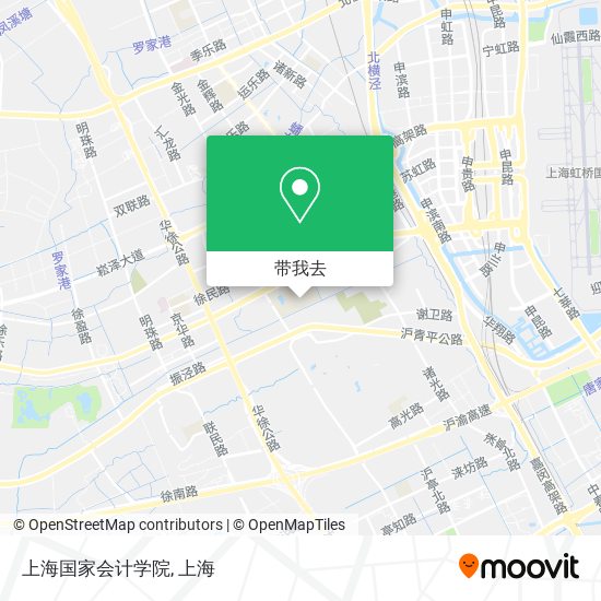 上海国家会计学院地图