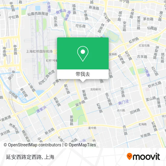 延安西路定西路地图
