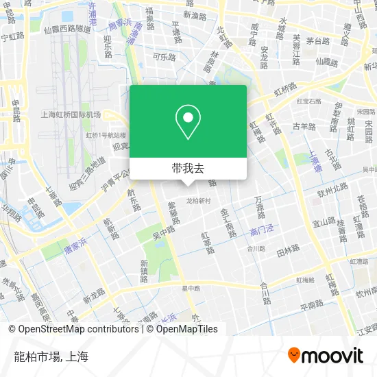 龍柏市場地图