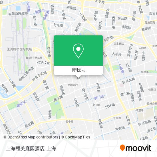 上海颐美庭园酒店地图