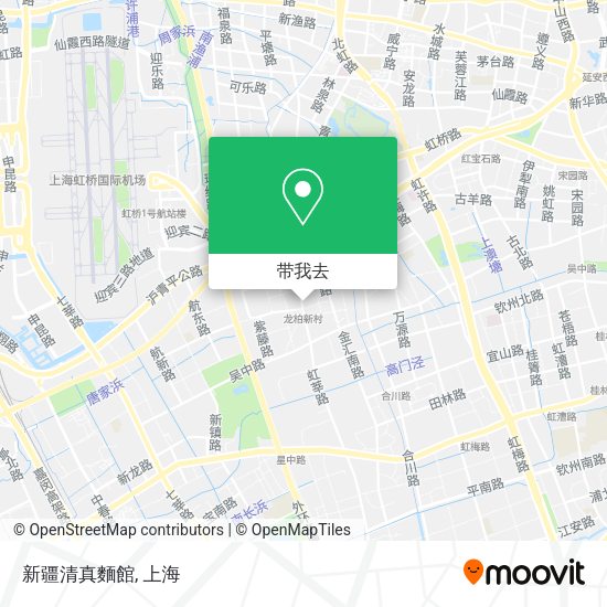 新疆清真麵館地图