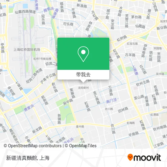 新疆清真麵館地图