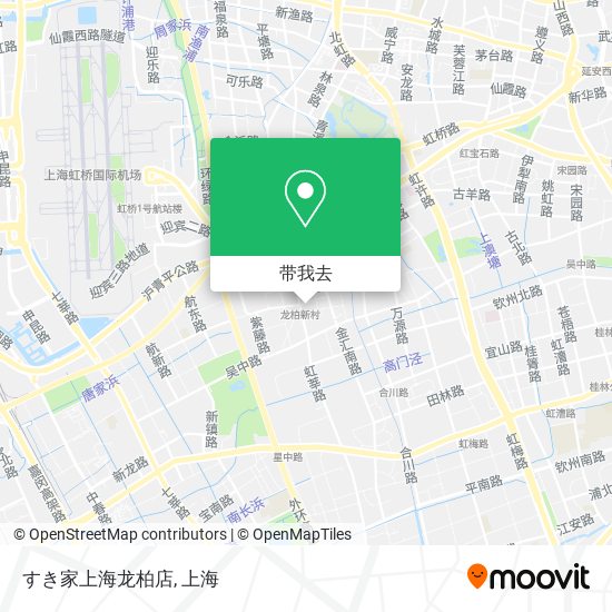 すき家上海龙柏店地图