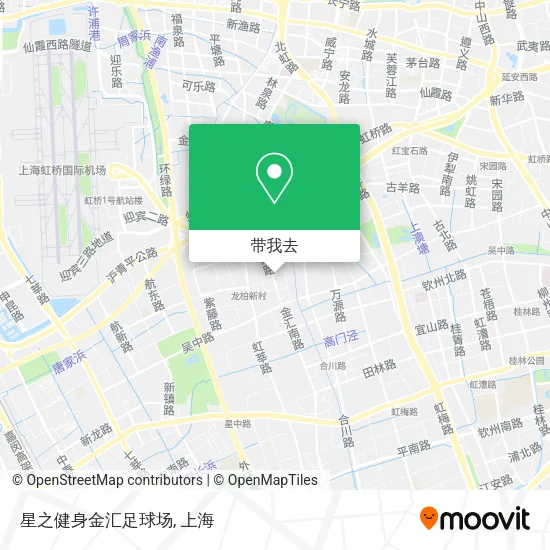 星之健身金汇足球场地图