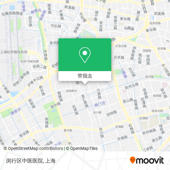 闵行区中医医院地图