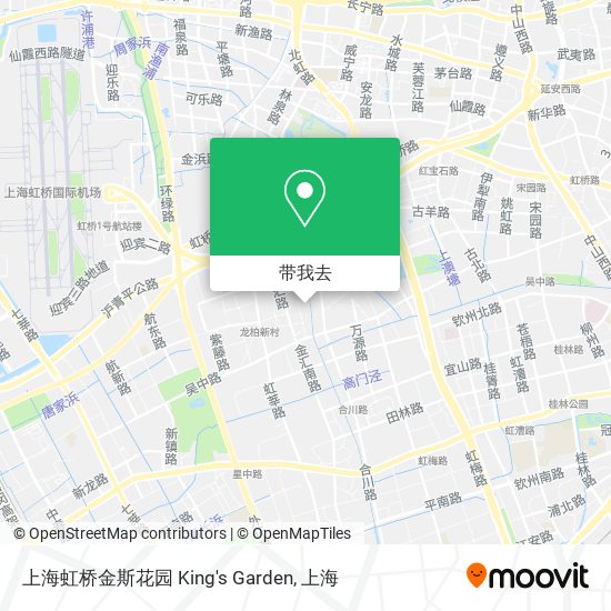上海虹桥金斯花园 King's Garden地图