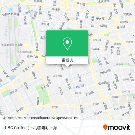 UBC Coffee (上岛咖啡)地图