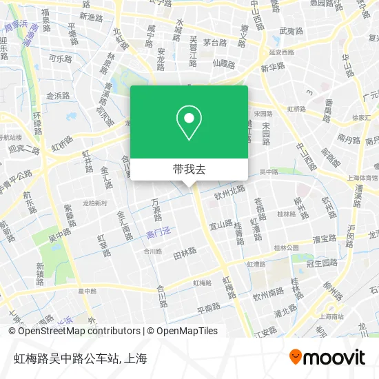 虹梅路吴中路公车站地图