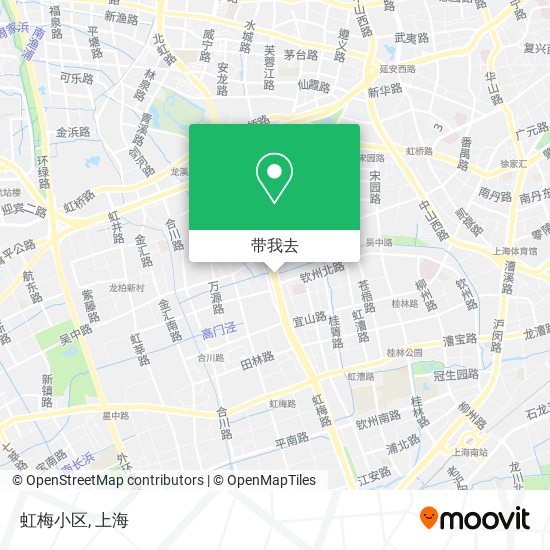 虹梅小区地图