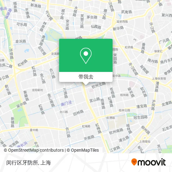 闵行区牙防所地图