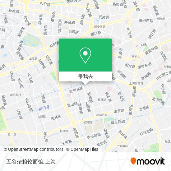 五谷杂粮饺面馆地图