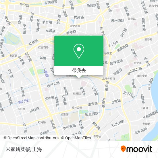 米家烤菜饭地图