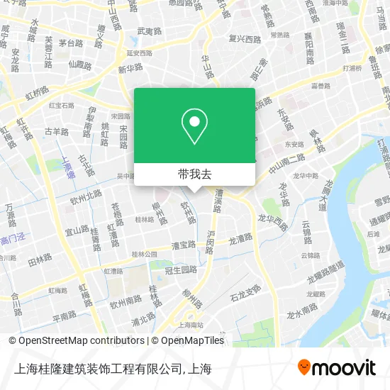 上海桂隆建筑装饰工程有限公司地图