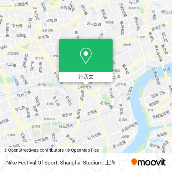 Nike Festival Of Sport. Shanghai Stadium地图