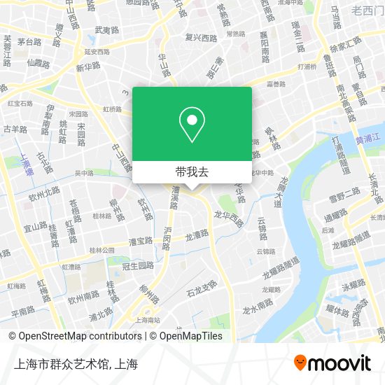 上海市群众艺术馆地图