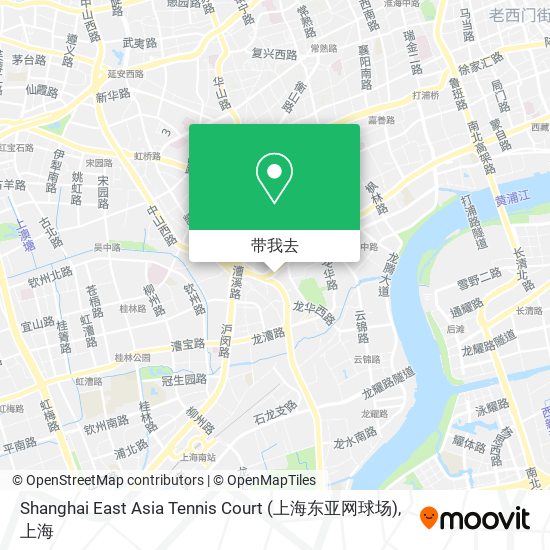 Shanghai East Asia Tennis Court (上海东亚网球场)地图