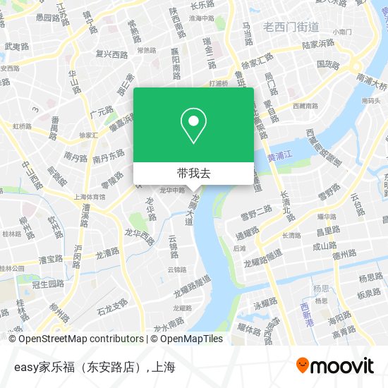 easy家乐福（东安路店）地图