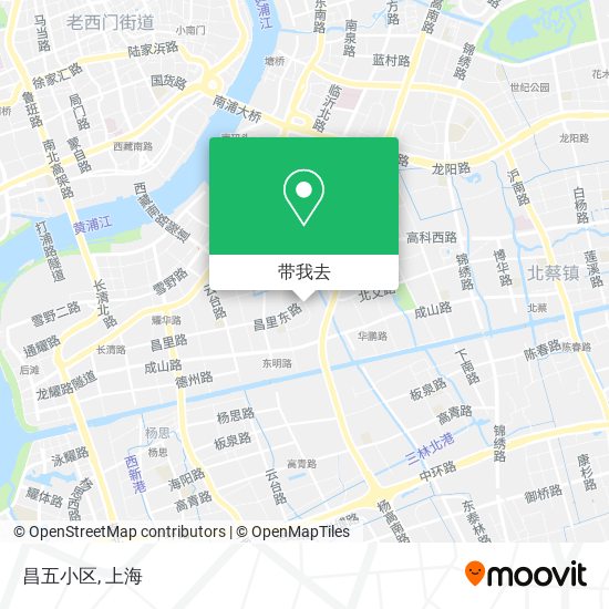昌五小区地图