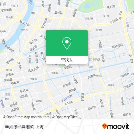 辛湘域经典湘菜地图