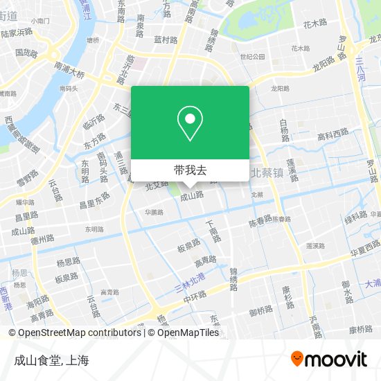 成山食堂地图