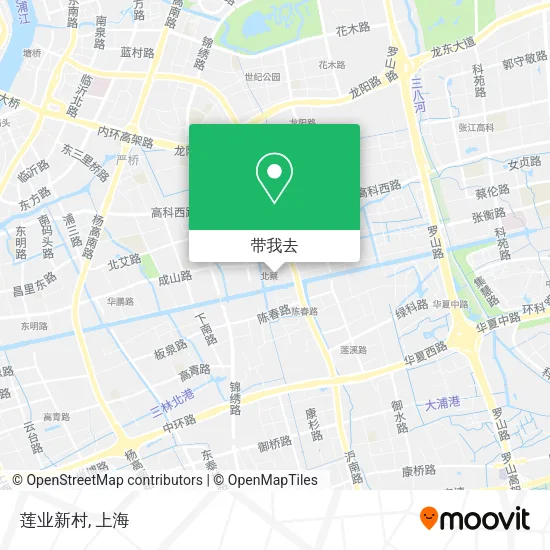 莲业新村地图
