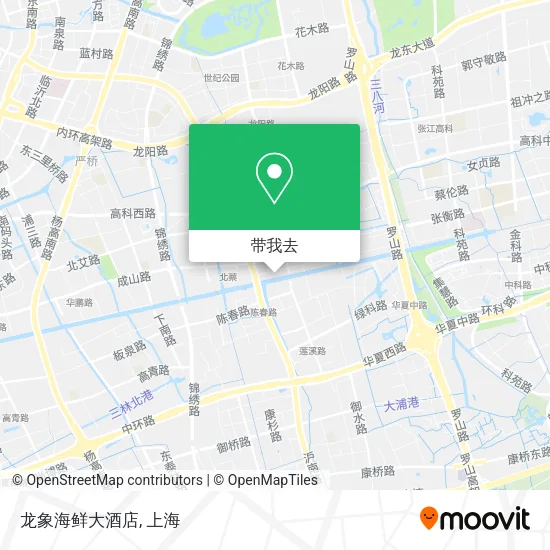 龙象海鲜大酒店地图