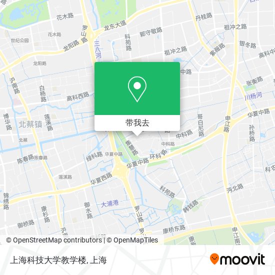 上海科技大学教学楼地图