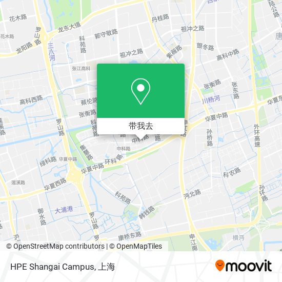 HPE Shangai Campus地图