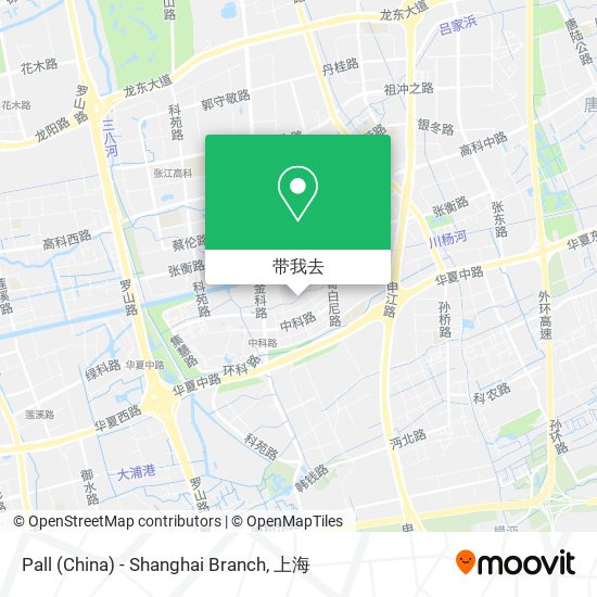 Pall (China) - Shanghai Branch地图