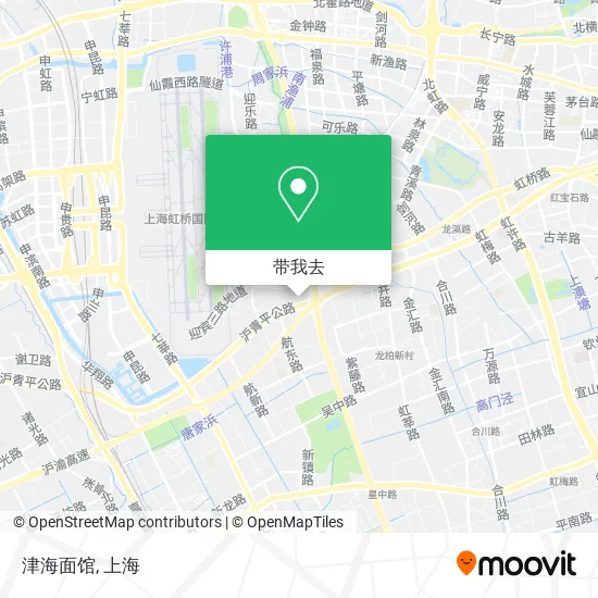 津海面馆地图