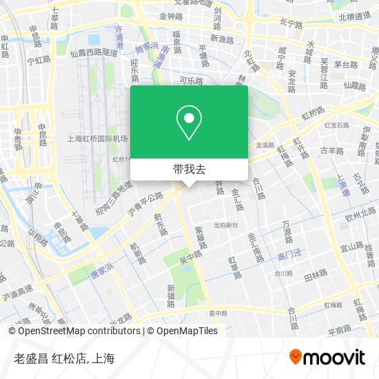 老盛昌 红松店地图