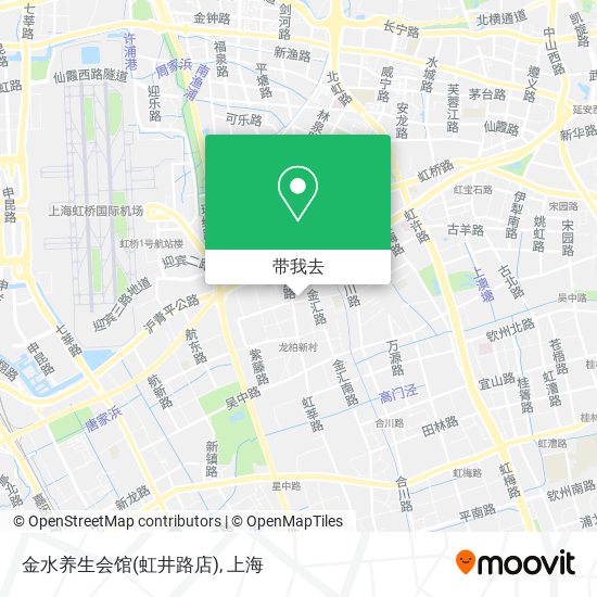 金水养生会馆(虹井路店)地图